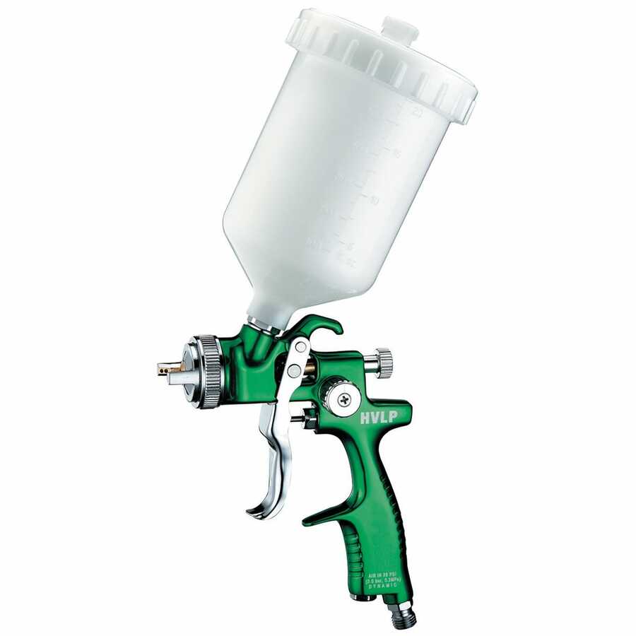 EuroTech Forged HVLP Spray Gun 1.3mm Nozzle & Plastic Cup