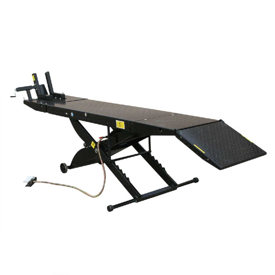 1000 LB AIR-OPERATED MOTORCYCLE LIFT