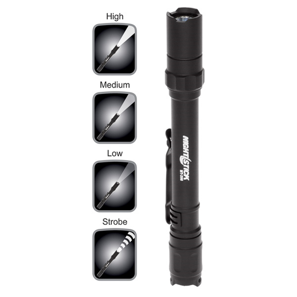 Mini-TAC Pro Flashlight - Black - 2 AAA Batteries