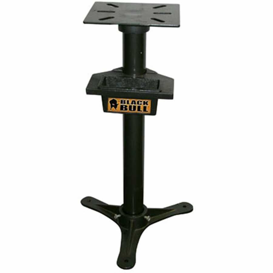 Heavy-Duty Cast Iron Bench Grinder Stand with Drip Pan