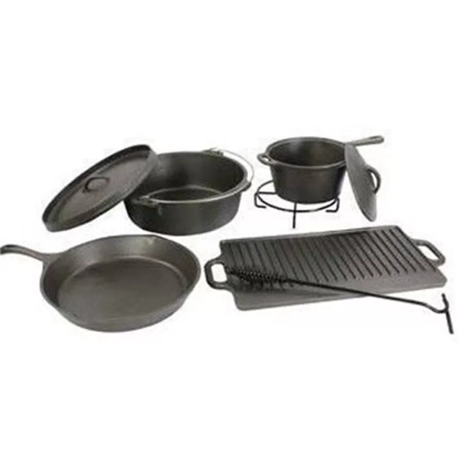 8PC Cast iron cookware set