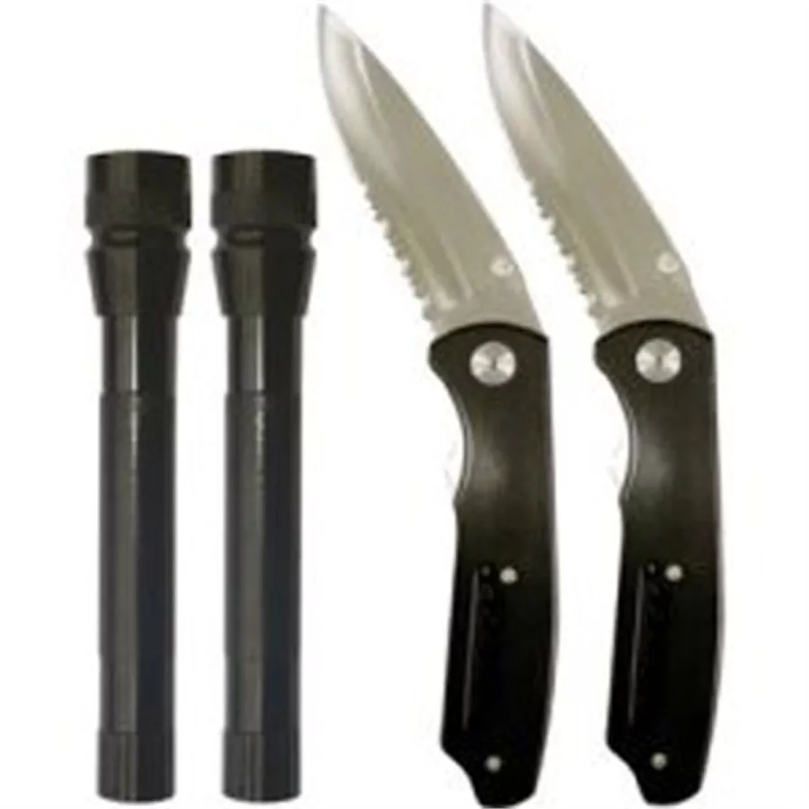 LED Light and Pocket Knife Set