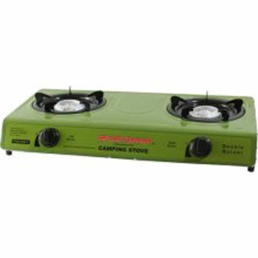 double burner gas stove