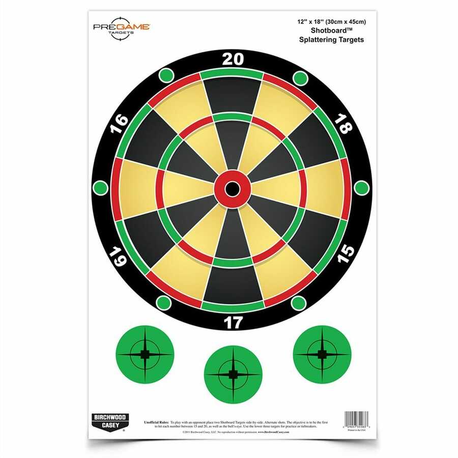 Dirty Bird 12 X 18 Inch Shotboard Game, Pack of 8