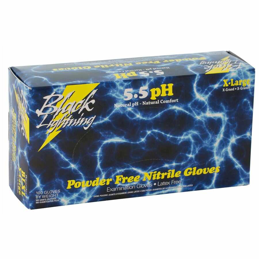 Atlantic Safety Products BL-L Black Lightning Powder Free Nitril
