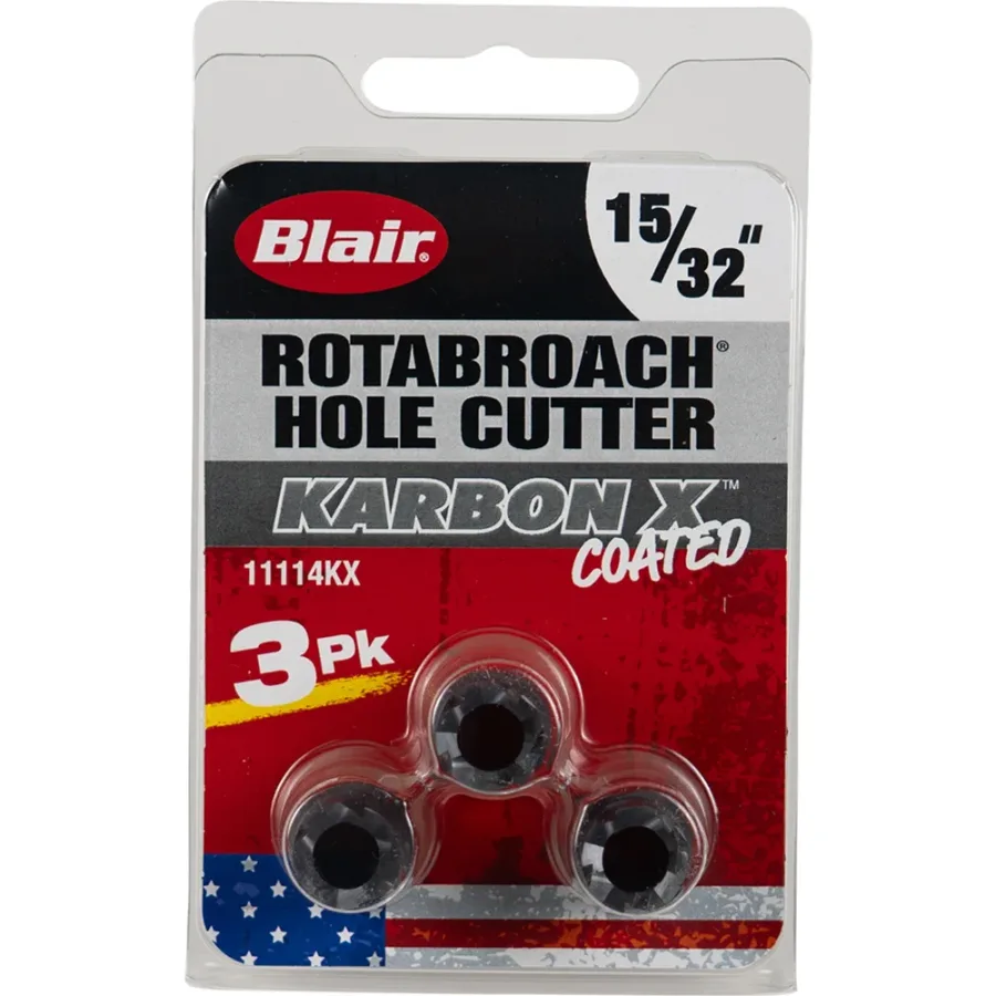 Karbon X Rotabroach Hole Cutter Set 3-Pack 15/32