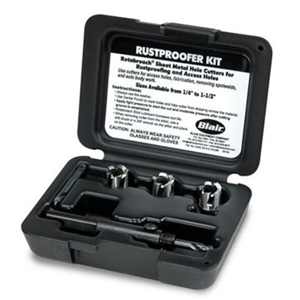 1/2" Rustproofer Cutter Kit w/ Skip-Proof Pilot