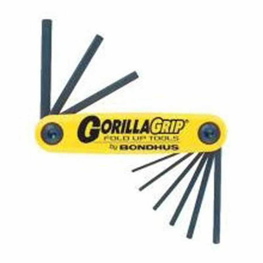 5 Piece Set Hex End GorillaGrip Fold Ups 3/16"-3/8"