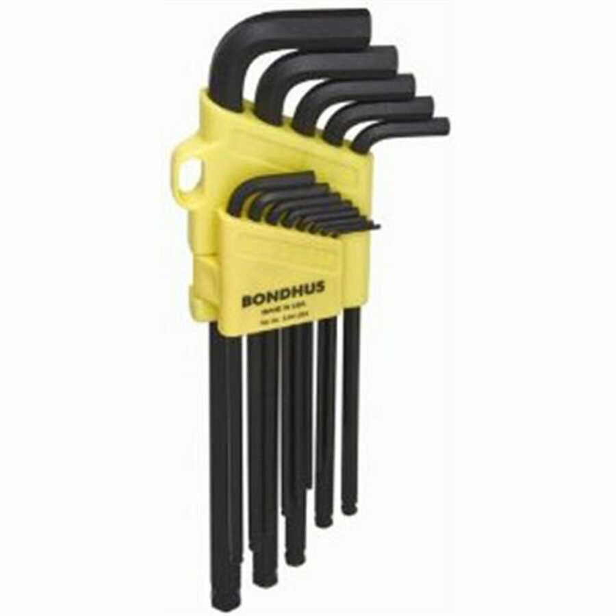 13pc Ball L-Wrench XL SAE Set