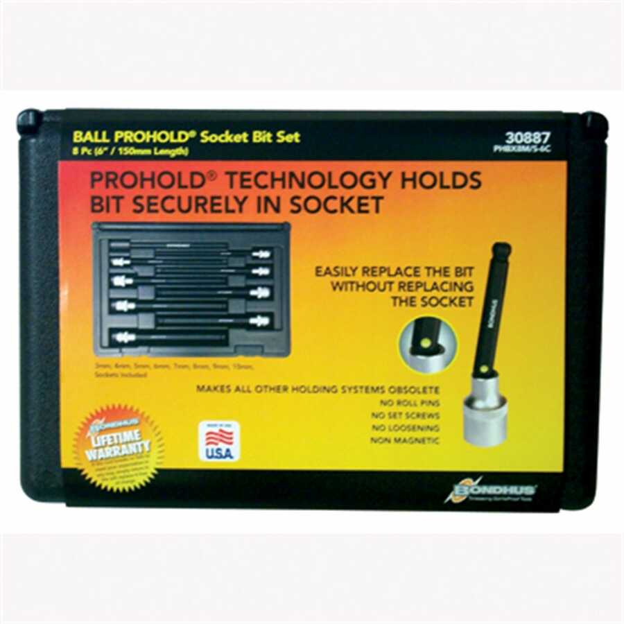 Set 8 ProHold Ball Bits 6" (3-