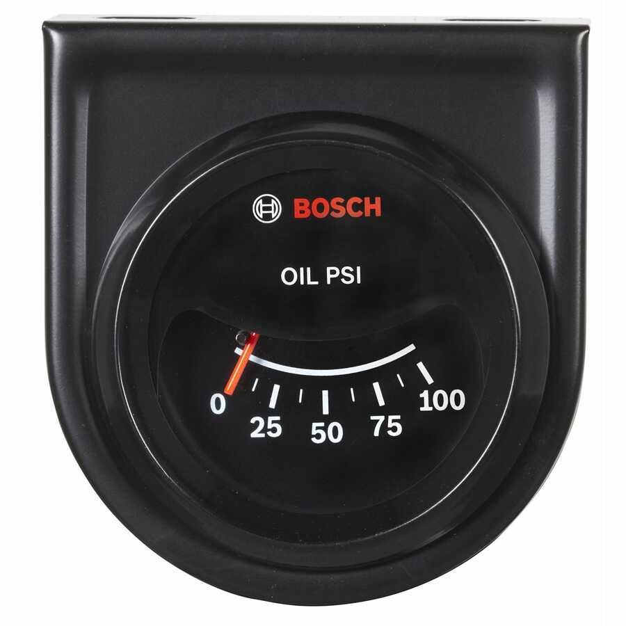 Bosch 0-100 PSI Oil Pressure Gauge with Backlight