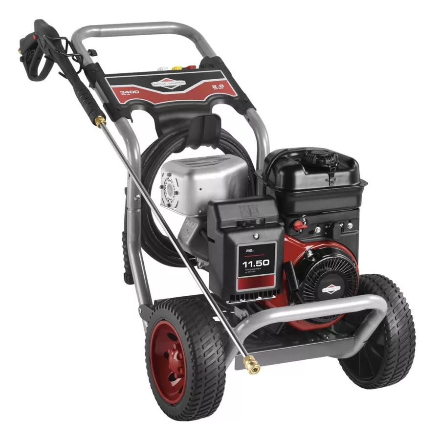 B&S Pressure Washer, 3400 PSI, 2.8 GPM