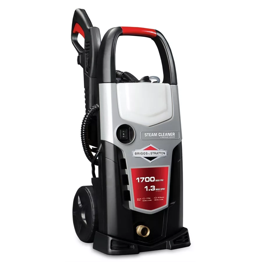 B&S Electric Pressure Washer w/Steam Clnr 1700 PSI