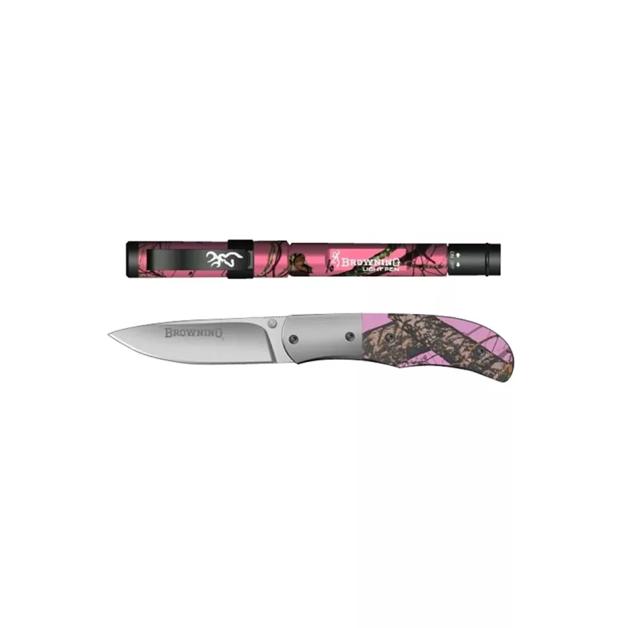 Browning Light Pen Combo w/knife-PINK MOBU Browning Light Pen Combo w/knife-PINK MOBU