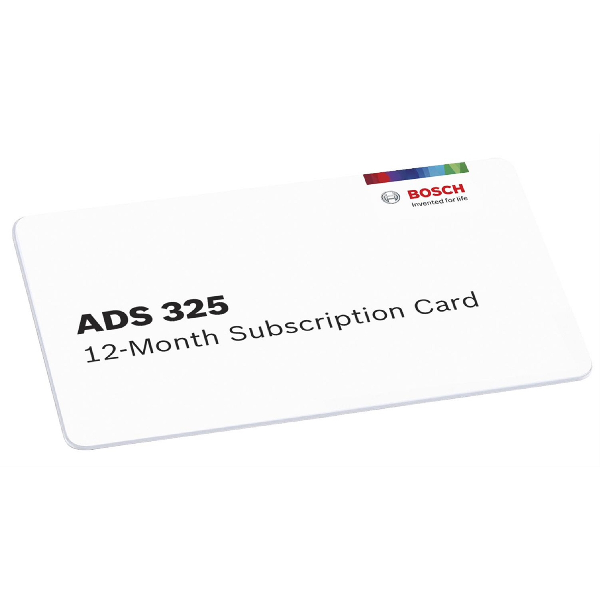 ADS 325 12-Month Software Subscription