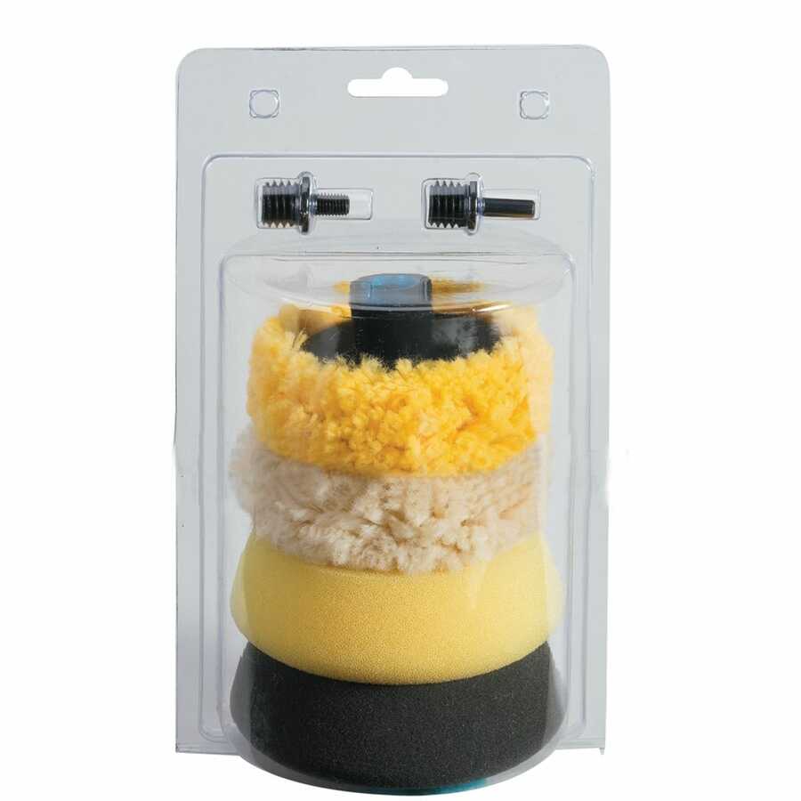 TS Buff and Shine TP4 7 Piece Mini Buffing Pad Kit BUFTP4