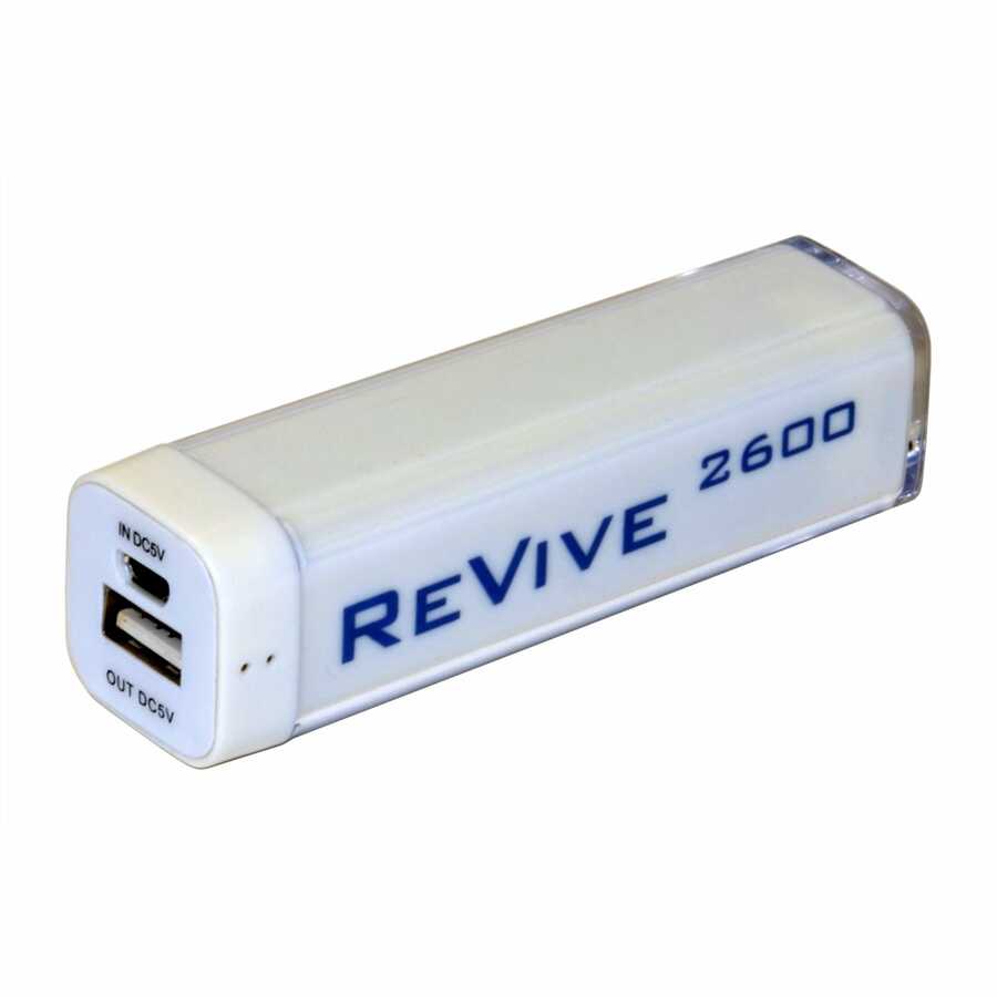 ReVive 2600 Mah White Phone Charger
