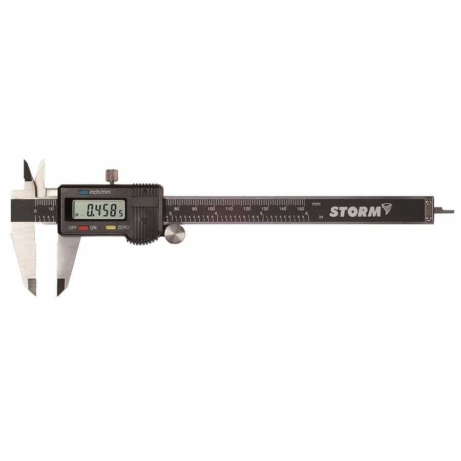 Storm Electronic Digital Caliper - 6 In or 150mm