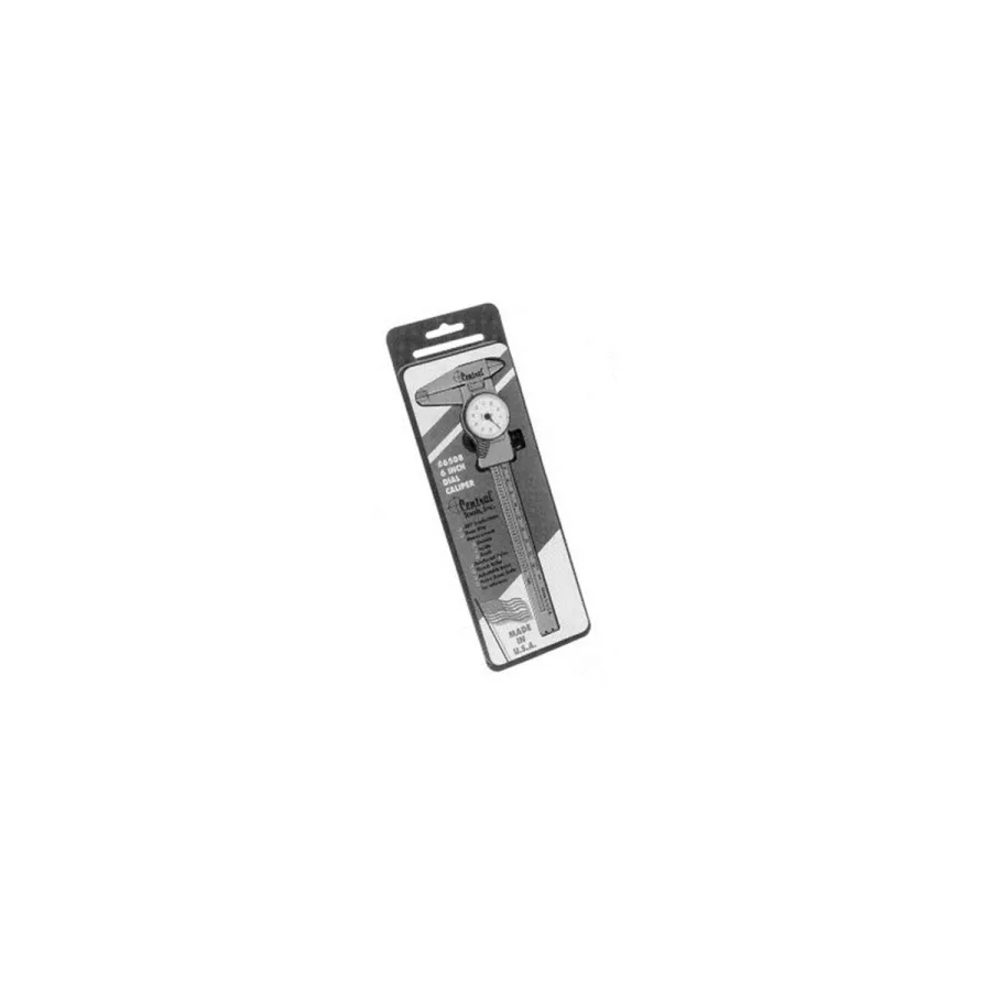 Plastic Dial Caliper w/ 0-6In Range/.001In Graduations