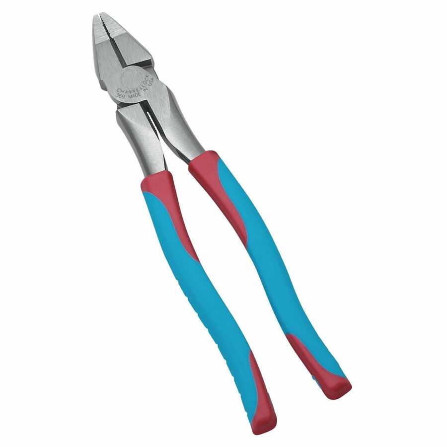 Code Blue Hi-Leverage Round Nose Lineman Pliers - 9 In