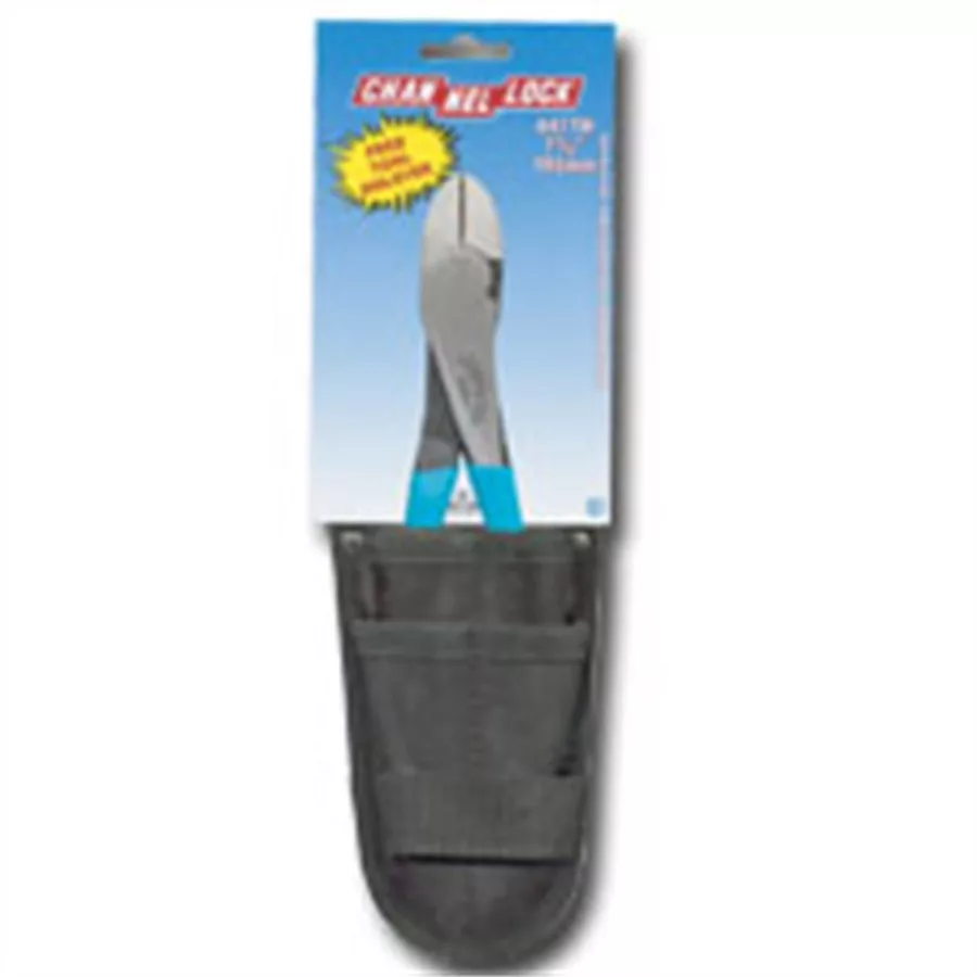 Curved Diagonal Cutting Pliers w/ Holster - 7-3/4