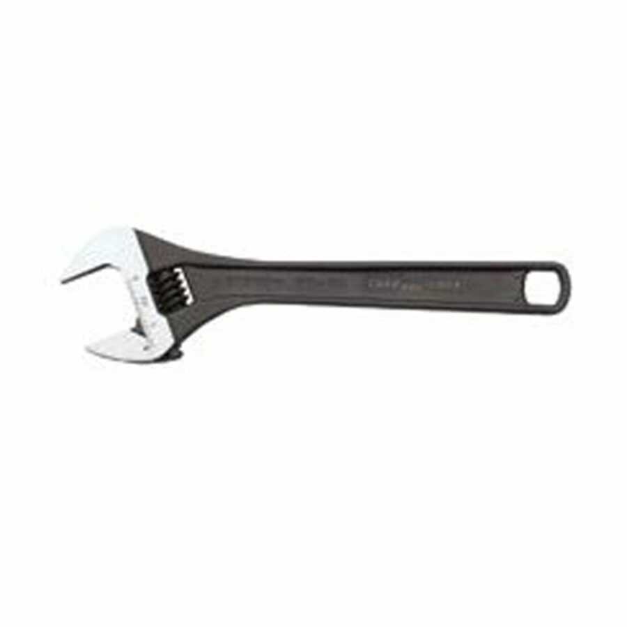 12" Adjustable Black Phosphate No-Grip Wrench
