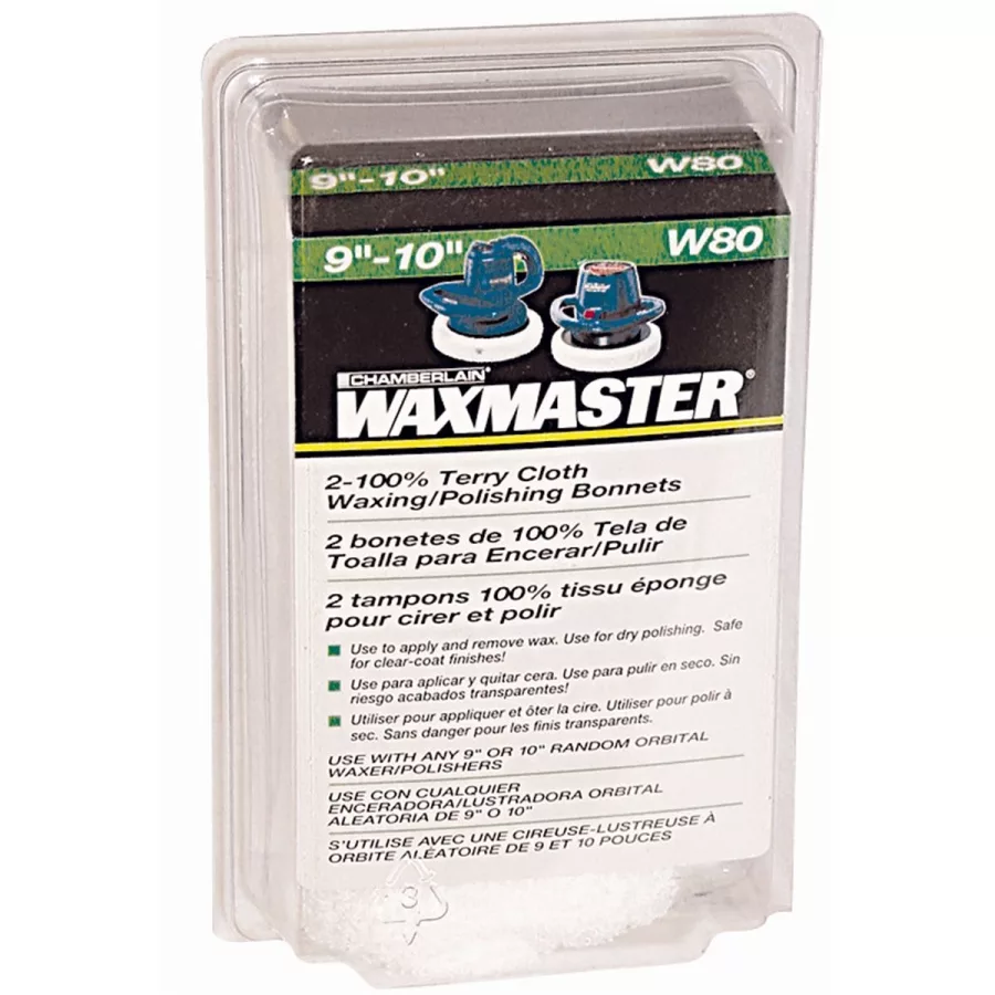 Terry Cloth Waxing / Polishing Bonnet - 9 In to 10 In Terry Cloth Waxing / Polishing Bonnet - 9 In to 10 In