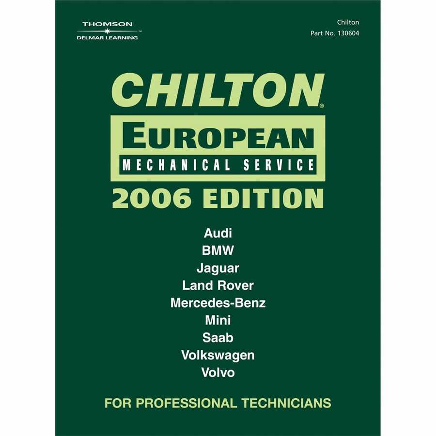 Chilton 2006 European Mechanical Service Manual