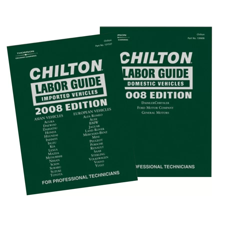 Chiltons 142035 Labor Guide 2008 Edition Domestic and Impo