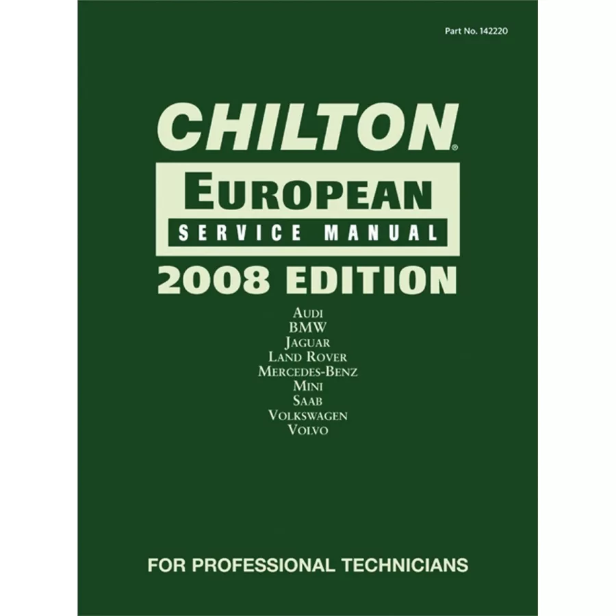 Chilton 2008 European Service Manual Chilton 2008 European Service Manual