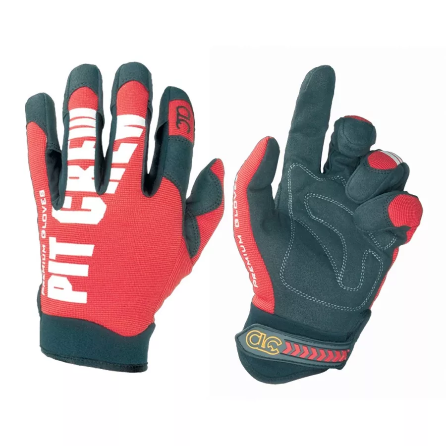 Pit Crew Mechanic Glove - Red - Medium Pit Crew Mechanic Glove - Red - Medium