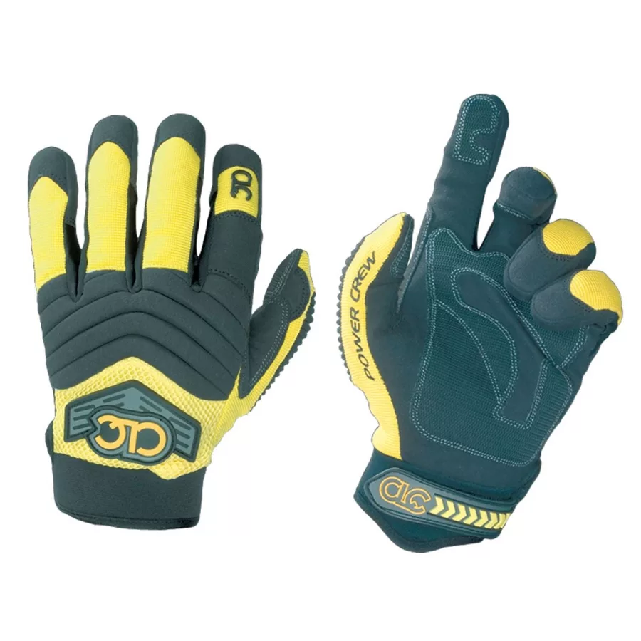 Power Crew Mechanic Glove - Yellow - X-Large Power Crew Mechanic Glove - Yellow - X-Large