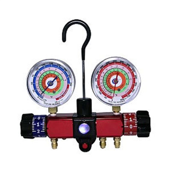 Firefly Manifold Gauge w/ LED Backlit Sight Glass