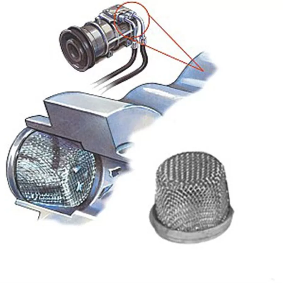 BMW/Volvo Air Conditioning High-Side Service Port Extender