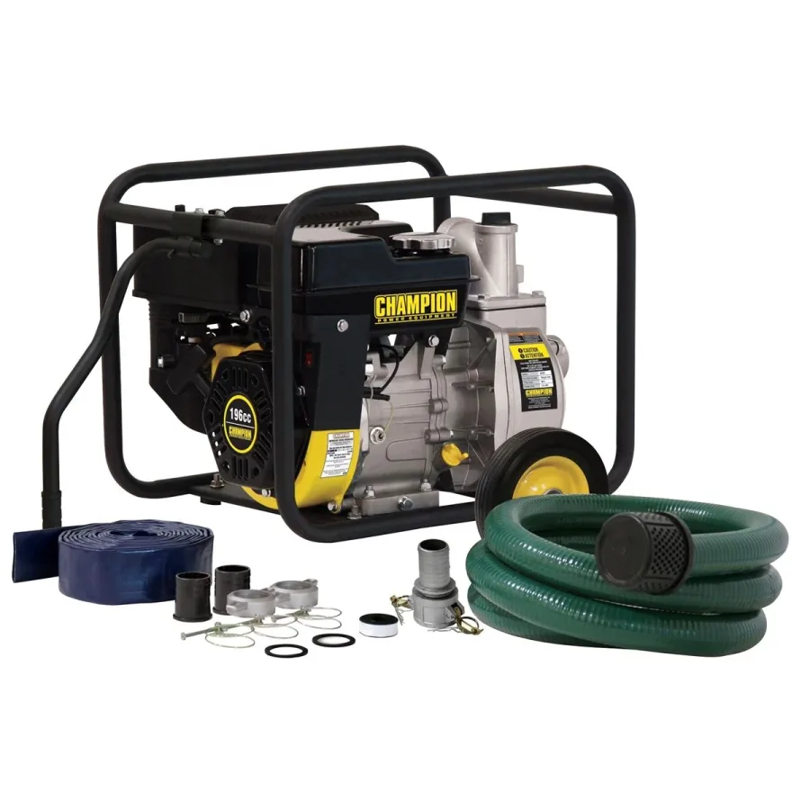 (image for) 2" Semi Trash & Water Transfer Pump with Hose Kit