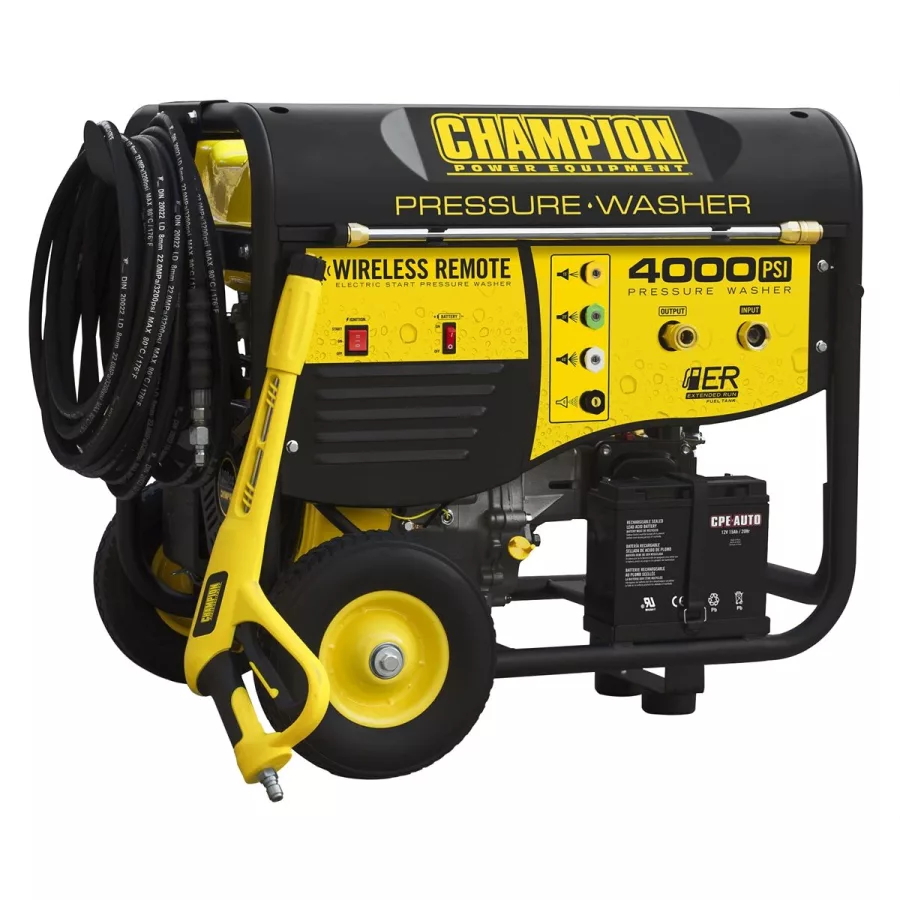 4000 PSI Remote Start Pressure Washer CARB