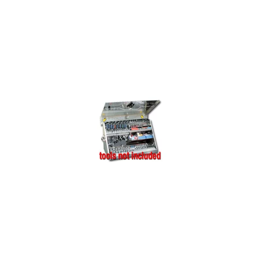 Montezuma ME300AL Medium Mobile Toolbox - Aluminum Bright
