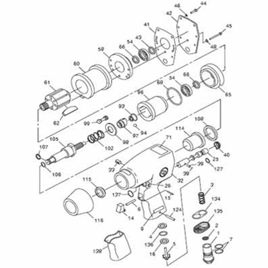 Repair Kit for CP772H Series Impact Wrench