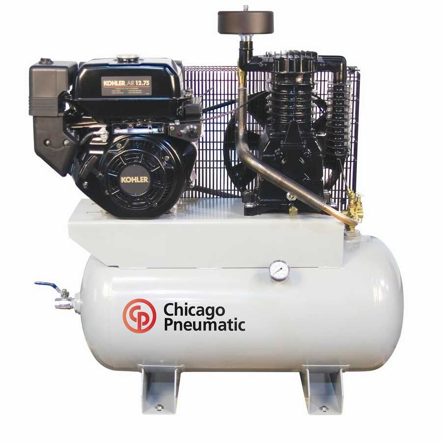 12.75 HP Gas Engine Powered Reciprocating Air Compressor