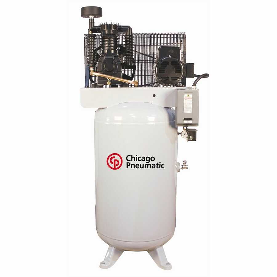 V7.5 HP 2 Stage Single Phase Reciprocating Air Compressor
