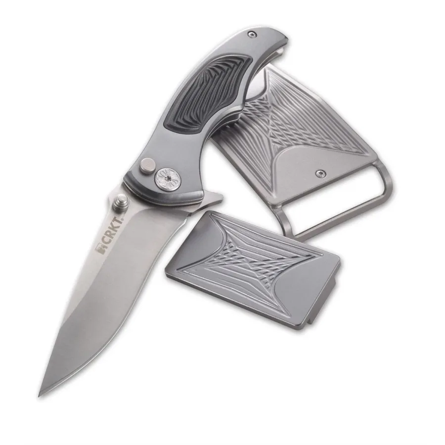 (image for) Knife, Belt Buckle and Money Clip Set