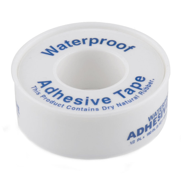 Waterproof Adhesive Tape, 1/2 in. x 5 yards