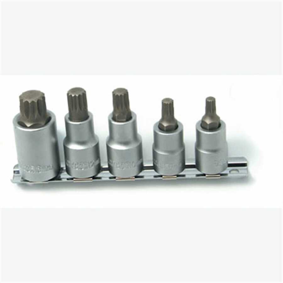 5pc Stubby Triple Square Set