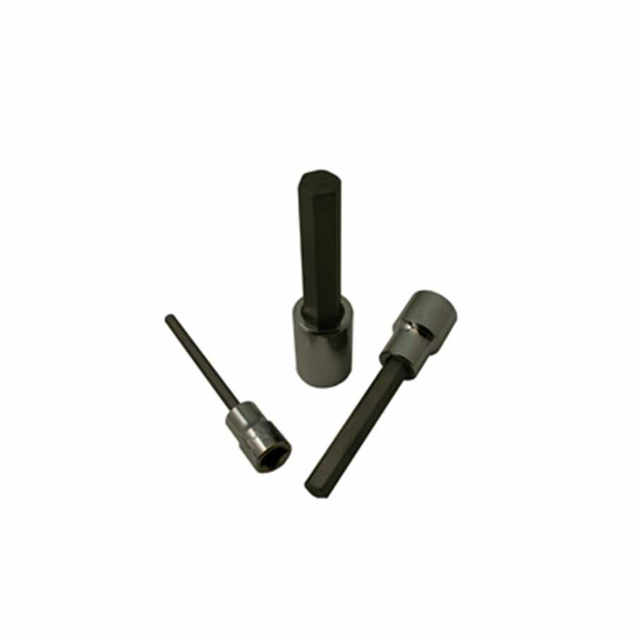 SK Hand Tools 41402 3/8" Dr 3mm Metric Hex Bit Socket 
