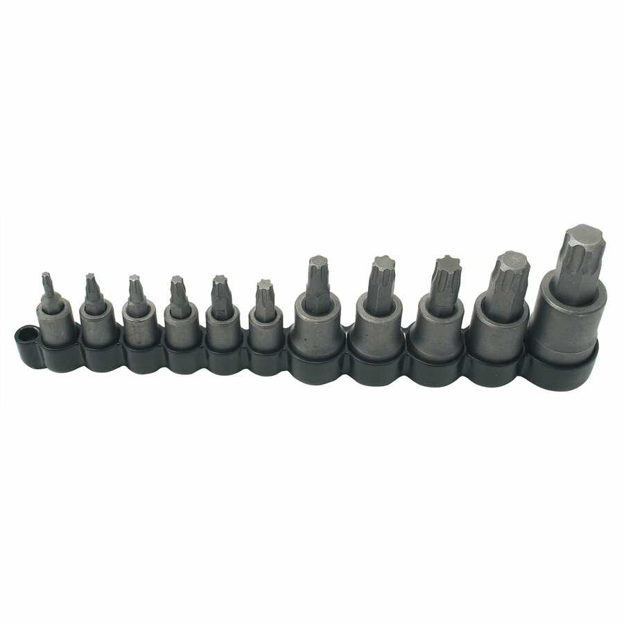 11 Piece Torx Plus Socket Set for Elliptical Fasteners
