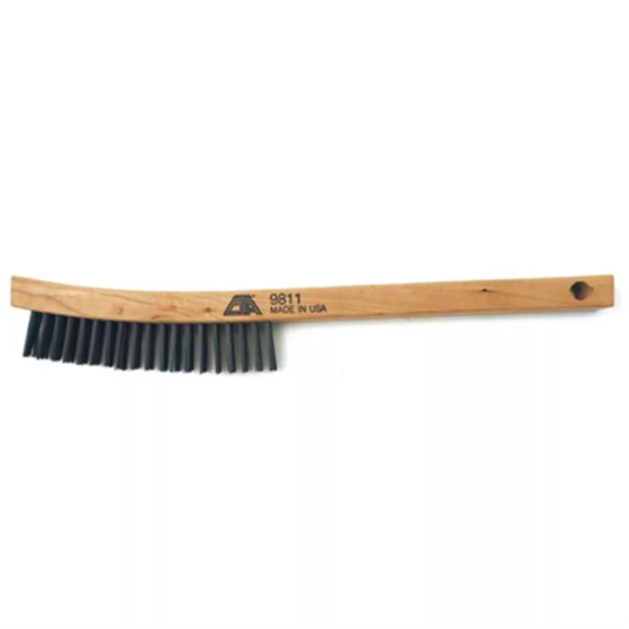 Scratch Brush Curved Handle