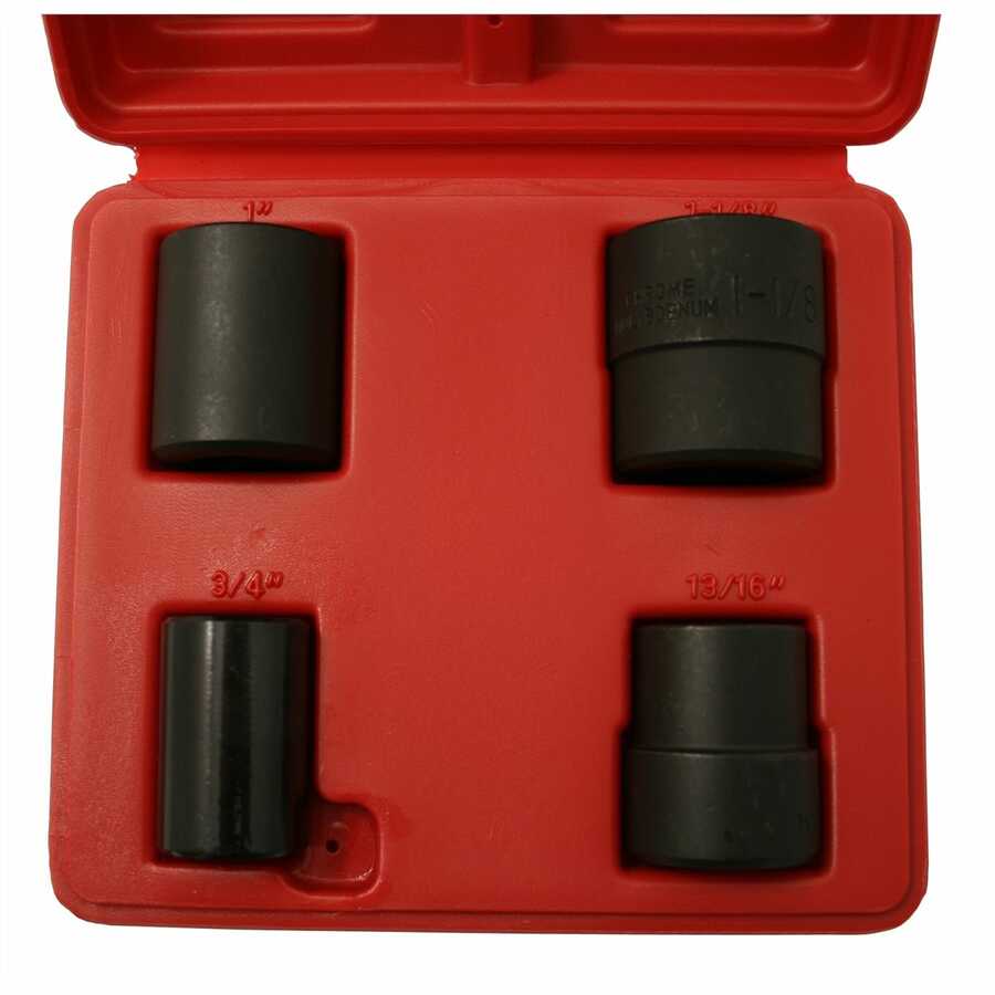 1/2 Inch Drive Emergency Lug Nut Removal Socket Set 4 Pc