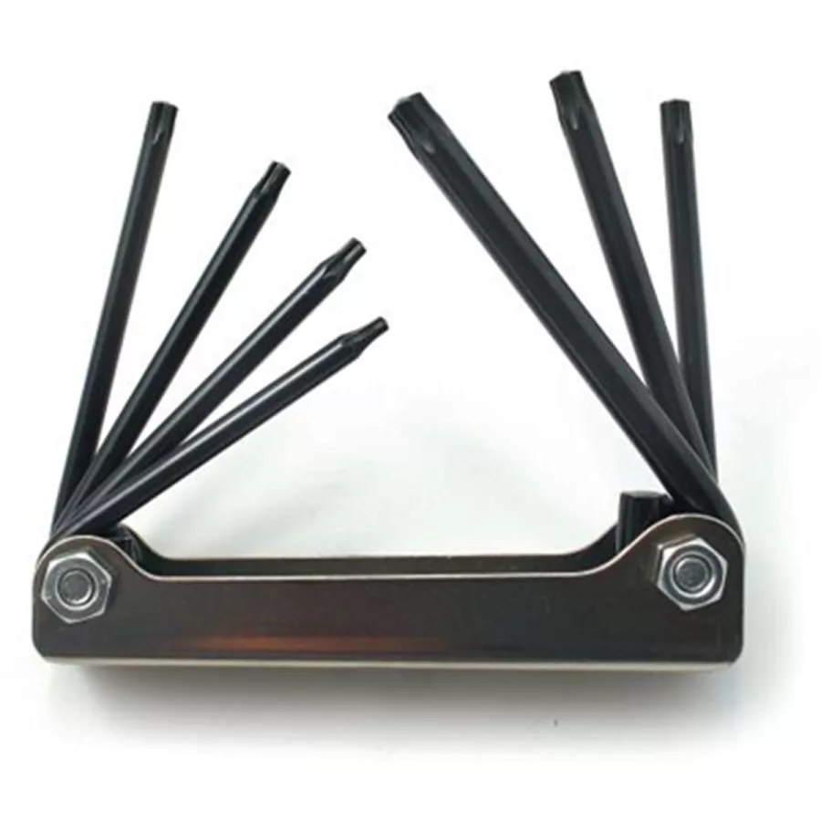 7 Pc Folding Torx Key Set
