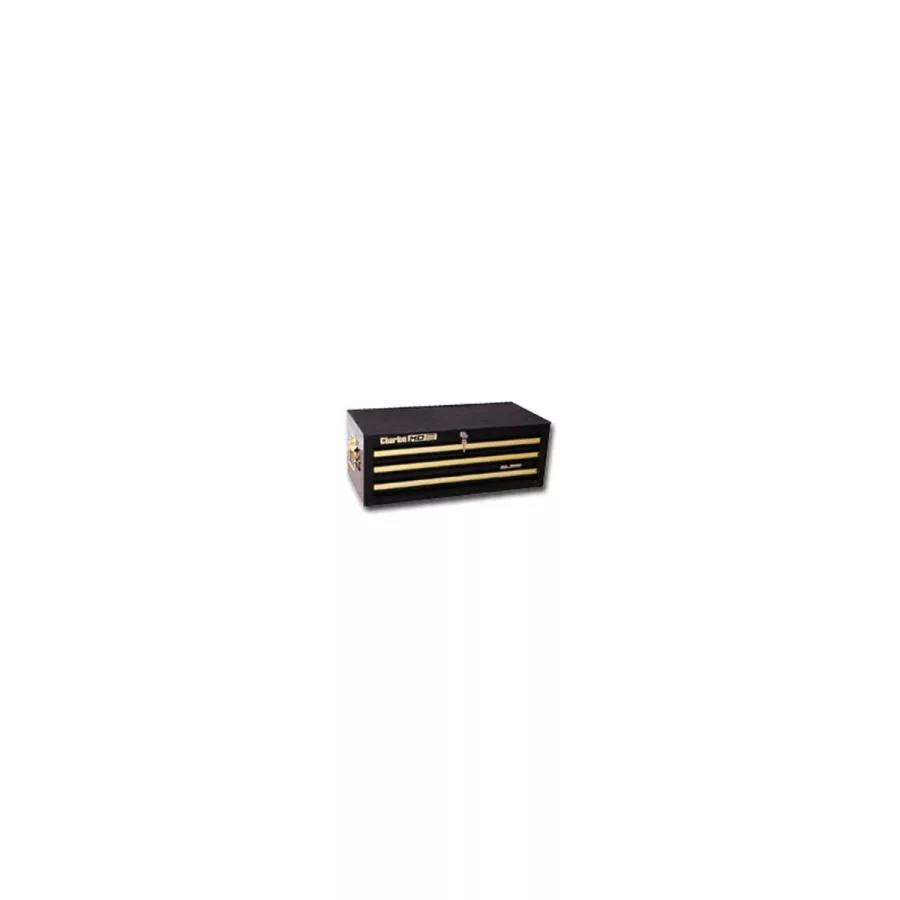 3-Drawer Intermediate Chest - Black / Gold - 26.5 In W