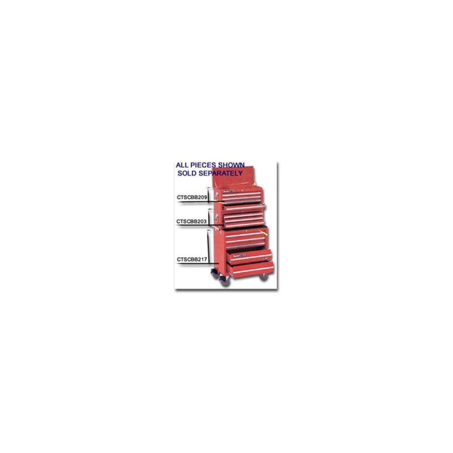 7-Drawer Tool Cabinet - Red - 27 In 7-Drawer Tool Cabinet - Red - 27 In